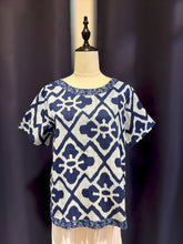 Load image into Gallery viewer, T104818-Indigo Short Sleeve Top
