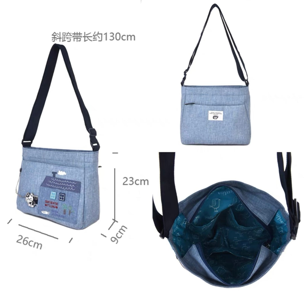 B101113-Cat Sling Bag