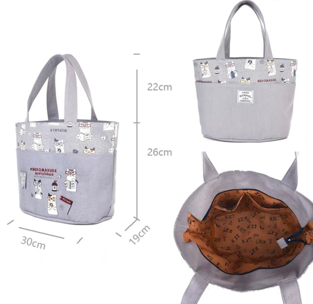 B101223-Cat Tote Bag