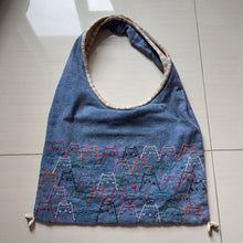 Load image into Gallery viewer, G027-indigo shoulder Bag
