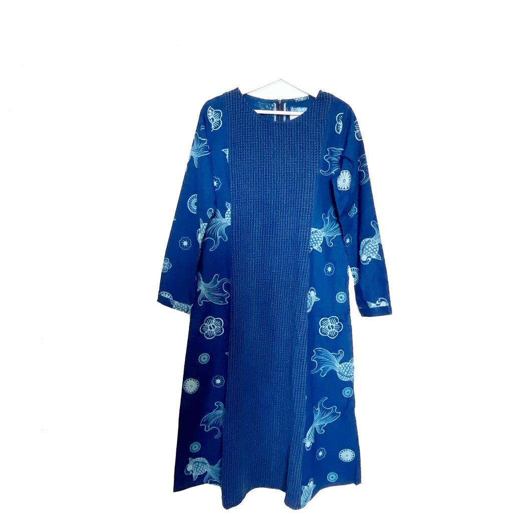 T10446-Long Sleeve Dress