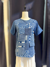 Load image into Gallery viewer, T104666- Patchwork Round Neck
