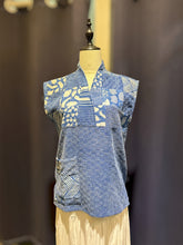 Load image into Gallery viewer, T104702- Patchwork Sleeveless V Neck Top
