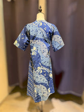 Load image into Gallery viewer, T104720- Indigo V Neck Dress
