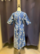 Load image into Gallery viewer, T104719- Indigo V Neck Dress
