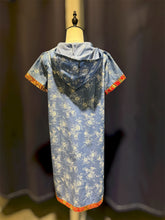 Load image into Gallery viewer, RB213- Denim Batik Dress With Hoodie
