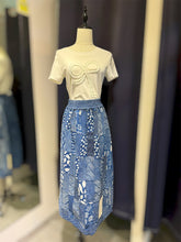 Load image into Gallery viewer, T104738-Patchwork Skirt
