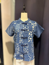Load image into Gallery viewer, T104735-Patchwork Short Sleeve Top
