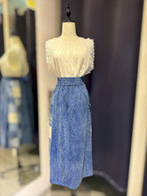 Load image into Gallery viewer, T104773-Patchwork Skirt
