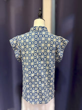 Load image into Gallery viewer, T104758-Indigo Short Sleeve Top
