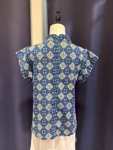 Load image into Gallery viewer, T104757-Indigo Short Sleeve Top
