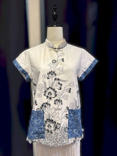 Load image into Gallery viewer, RB230C-Denim Batik Top ( Size S )

