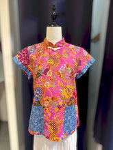 Load image into Gallery viewer, RB230A-Denim Batik Top (Size S)
