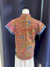 Load image into Gallery viewer, RB230D-Denim Batik Top ( Size S)
