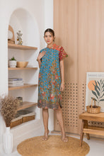 Load image into Gallery viewer, RB08-Batik Mandarin Collar Dress
