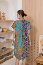 Load image into Gallery viewer, RB08-Batik Mandarin Collar Dress
