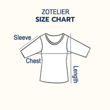 Load image into Gallery viewer, RB227A-Denim Batik 3/4 Sleeve Top
