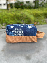 Load image into Gallery viewer, G038E-Indigo Zip Pouch
