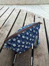 Load image into Gallery viewer, G023H-Indigo Makeup Zip Pouch
