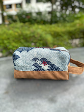 Load image into Gallery viewer, G038A-Indigo Zip Pouch
