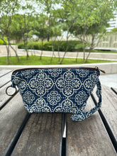 Load image into Gallery viewer, G023H-Indigo Zip Pouch
