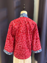 Load image into Gallery viewer, RB62A-Denim Hand-Painted Batik Jacket

