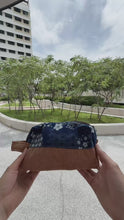 Load and play video in Gallery viewer, G038D-Indigo Zip Pouch
