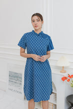 Load image into Gallery viewer, T119623-Mandarin Collar Dress
