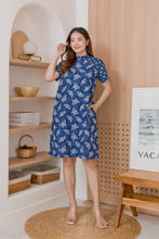 Load image into Gallery viewer, T119643-Mandarin Collar Dress
