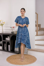 Load image into Gallery viewer, T104102-V-Neck Short Sleeve Dress
