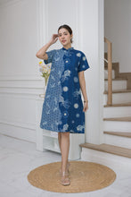 Load image into Gallery viewer, T104000-Mandarin Collar Dress
