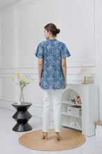 Load image into Gallery viewer, T103988-Short Sleeve Long Blouse
