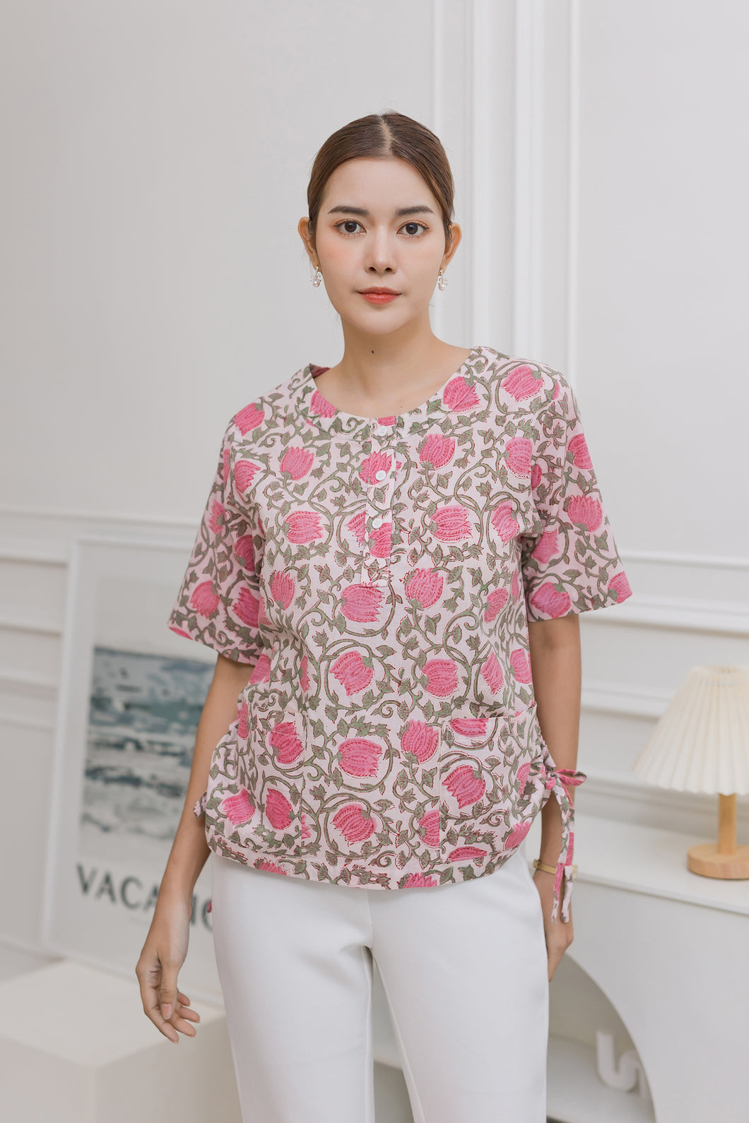 T103928-Short Sleeve Blouse