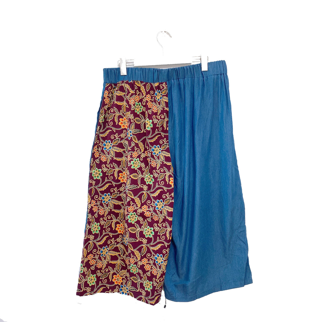 TB012-Batik Patchwork Pants$99