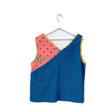 Load image into Gallery viewer, TB023-Batik Patchwork Vest$79
