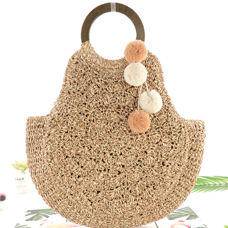 B21050-Straw Bag 草編包