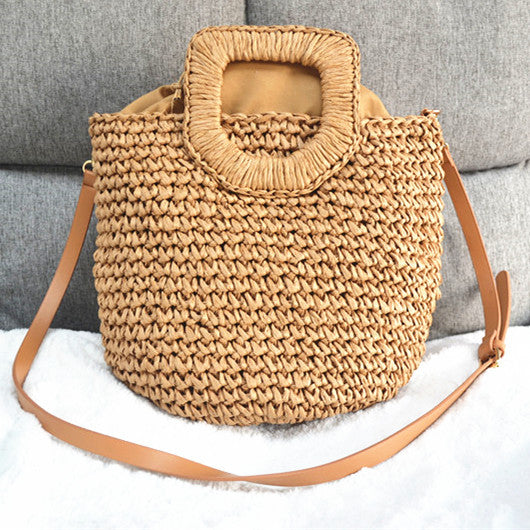 B21032-Straw Bag 草編包