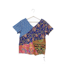 Load image into Gallery viewer, R035-Batik Patchwork Short Sleeve $85
