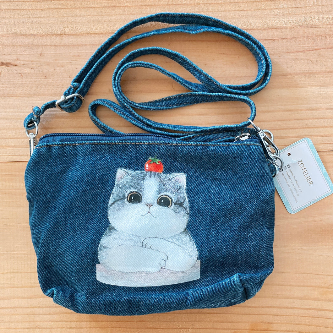 D51028-Denim Sling Bag