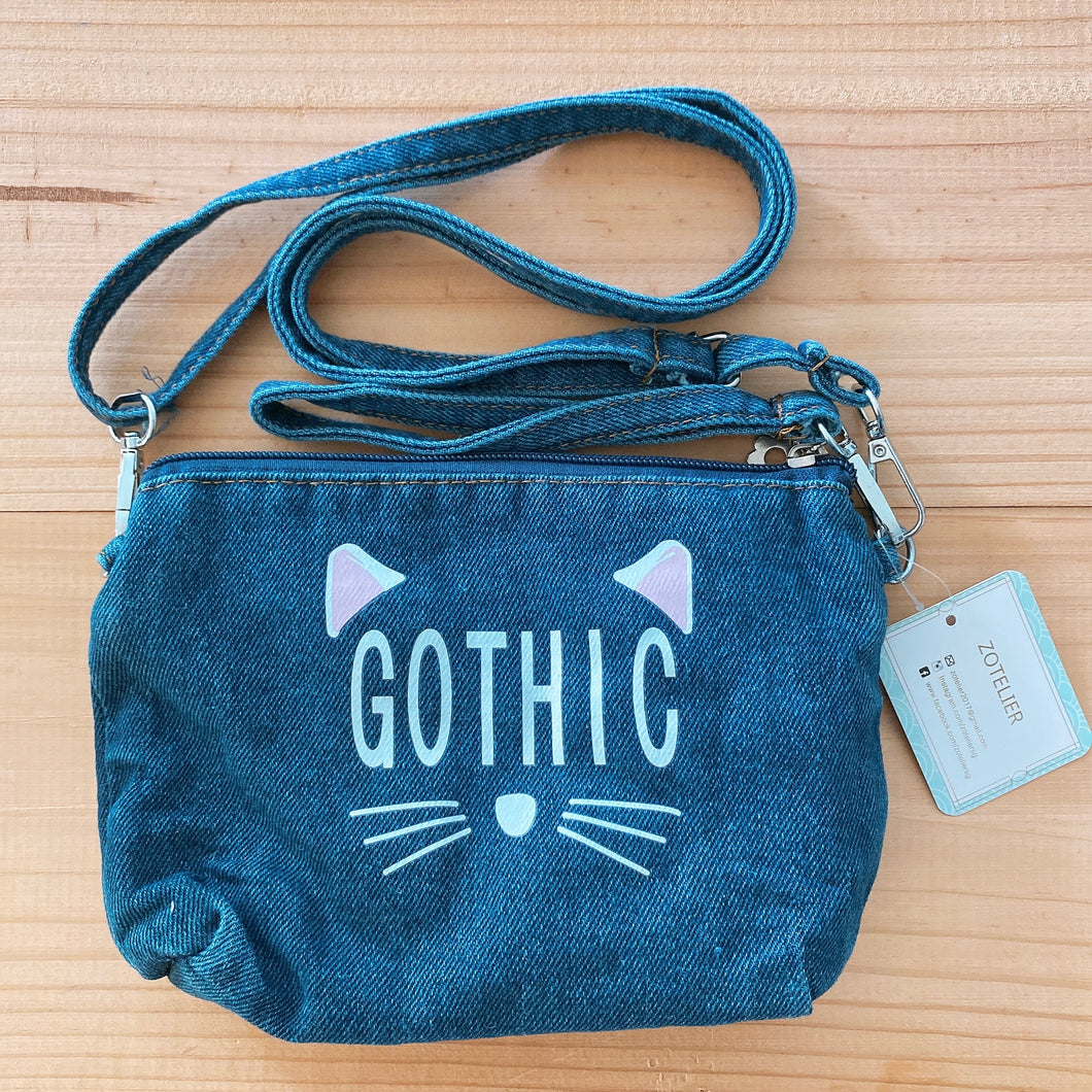 D51027-Denim Sling Bag