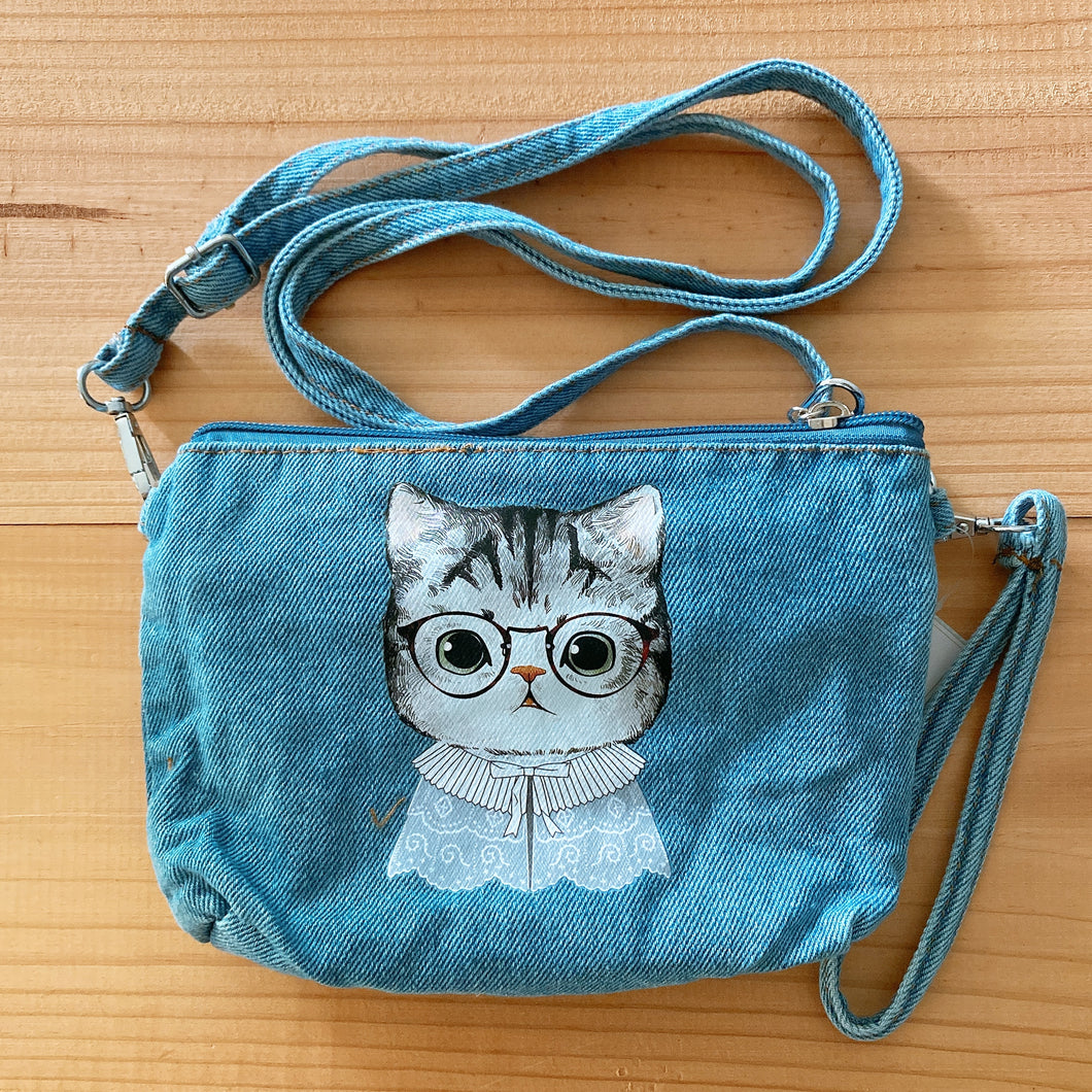 D51023-Denim Sling Bag