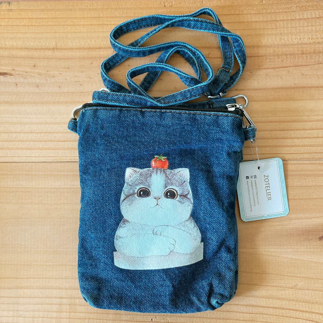 D51003-Denim Sling Bag