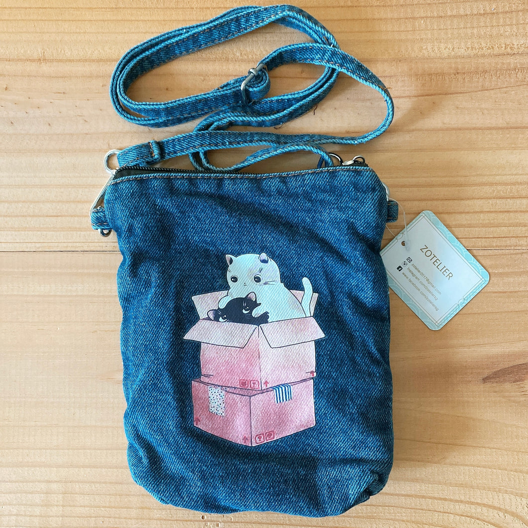 D51002-Denim Sling Bag