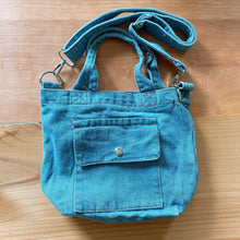 Load image into Gallery viewer, D4027-Denim Lunch Bag with Sling
