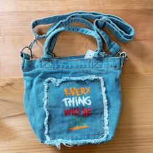 Load image into Gallery viewer, D4021-Denim Lunch Bag with Sling
