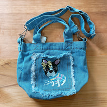 Load image into Gallery viewer, D4020-Denim Lunch Bag with Sling
