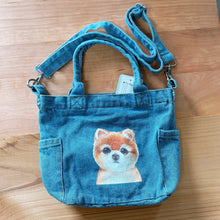 Load image into Gallery viewer, D4017-Denim Lunch Bag with Sling
