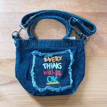 Load image into Gallery viewer, D4013-Denim Lunch Bag with Sling
