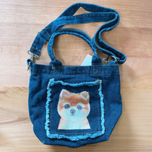 Load image into Gallery viewer, D4011-Denim Lunch Bag with Sling
