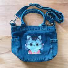 Load image into Gallery viewer, D4015-Denim Lunch Bag with Sling
